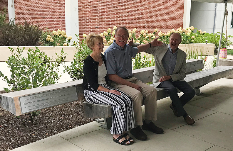 Penn State East Halls Bench Dedication Ceremony